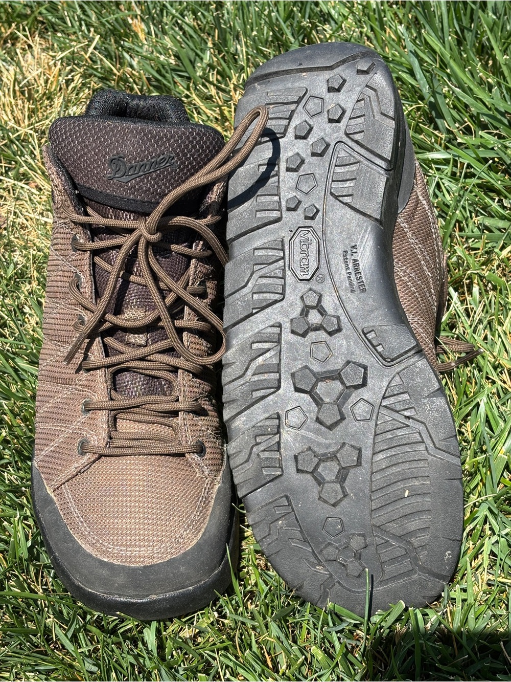 Danner Brown and Black Men's Hiking Boots - Picture 5 of 6